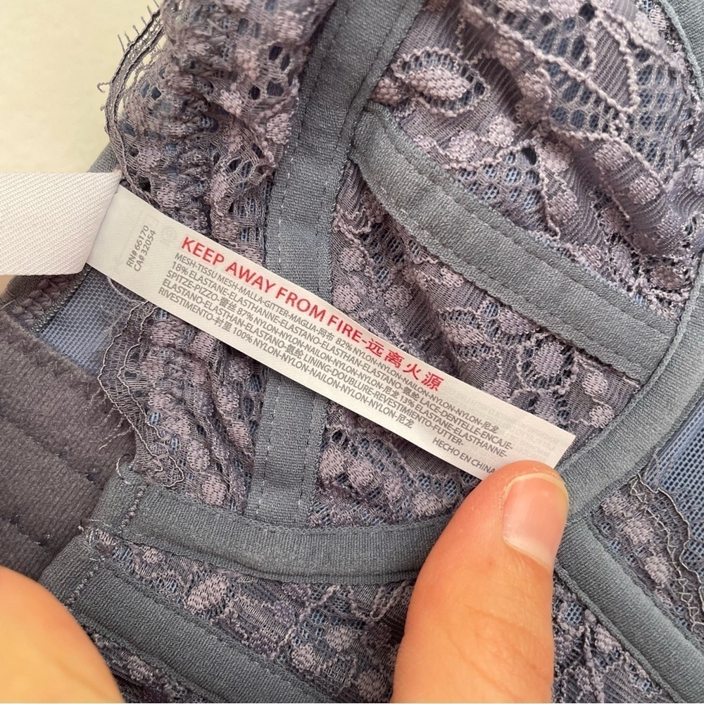 Urban outfitters coquette Corset fairy grunge lace blue lingerie ethereal small - Picture 8 of 13